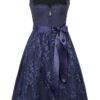 Dirndl MINTRACHING (60 cm) ~ 42 ~ dunkelblau