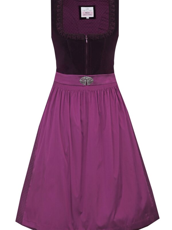 Dirndl TSCHIRN (65 cm) brombeere ~ 42 ~ aubergine