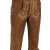 Lederhose kniebund mit H-Träger braun Wim 110076 ~ 44