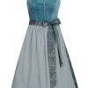 Dirndl IRSEE (65 cm) ~ 42 ~ türkis