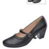Pumps schwarz mit Riemchen 005398 ~ 38