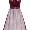 Midi Dirndl 70 cm rot rosa Samt Susan 015954 ~ 48