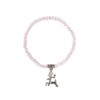 Kristallarmband mit Hirsch-Anhänger verschiedenfarbig 008464 ~ rosa