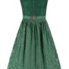 Dirndl FLORENTINA (70 cm) ~ 44 ~ dunkelgrün