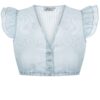 Dirndlbluse EILEEN ~ 36 ~ hellblau