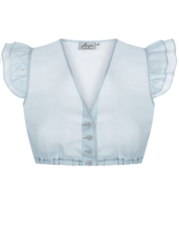 Dirndlbluse EILEEN ~ 36 ~ hellblau