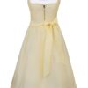Dirndl HOHENAU (70 cm) zitrone ~ gelb ~ 44