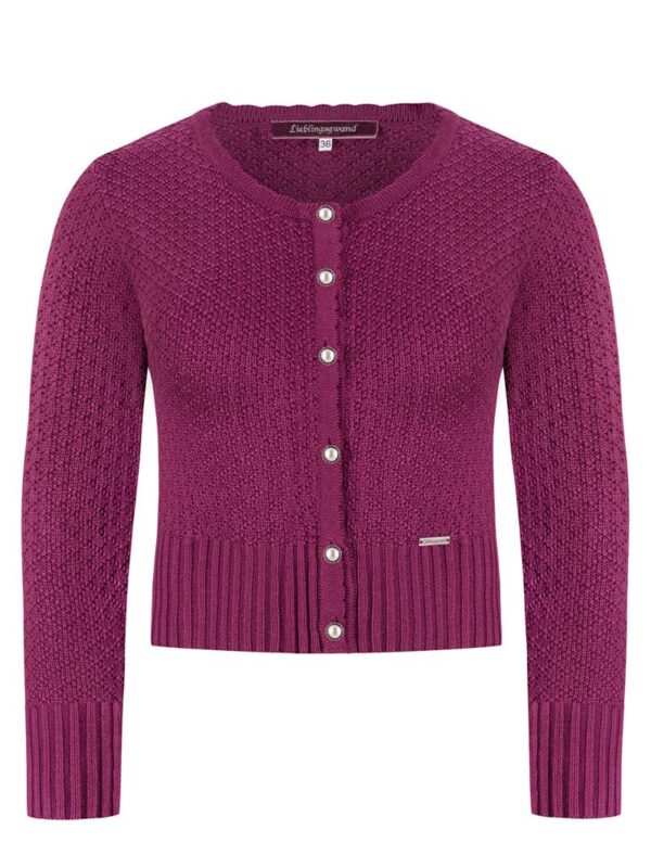 Trachten Strickjacke beere Marlene 014630 ~ 34