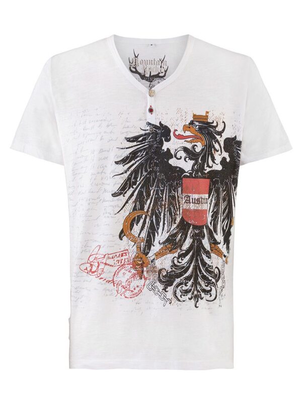 Trachtenshirt weiß Franz Austria 012549 ~ L