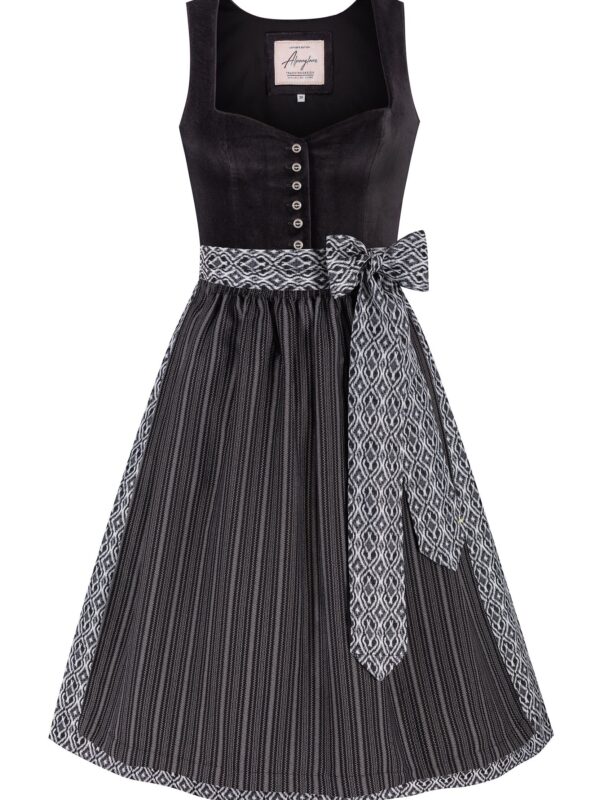Dirndl VALERIE (70 cm) ~ 42 ~ schwarz