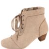 Damen Trachtenstiefel taupe Eibsee 011178 ~ 42